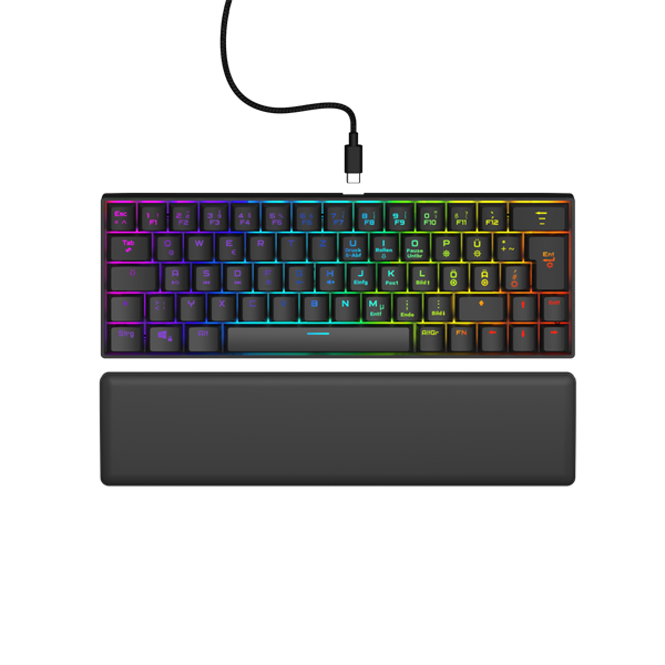 URAGE by HAMA URAGE EXODUS 760TKL mechanikus mini gaming billentyűzet (13217828) fekete