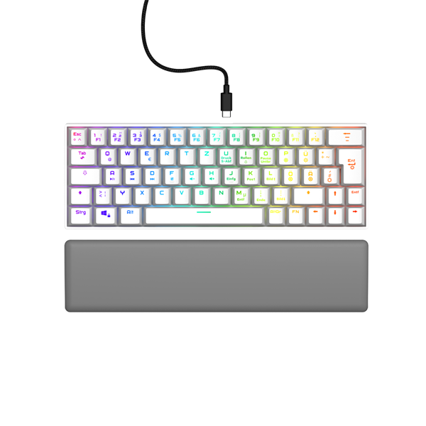 URAGE by HAMA URAGE EXODUS 760TKL mechanikus mini gaming billentyűzet (13217829) fehér