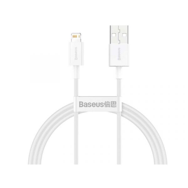 Baseus Superior Series USB to iPhone 1m gyorstöltő adatkábel (CALYS-A02) fehér