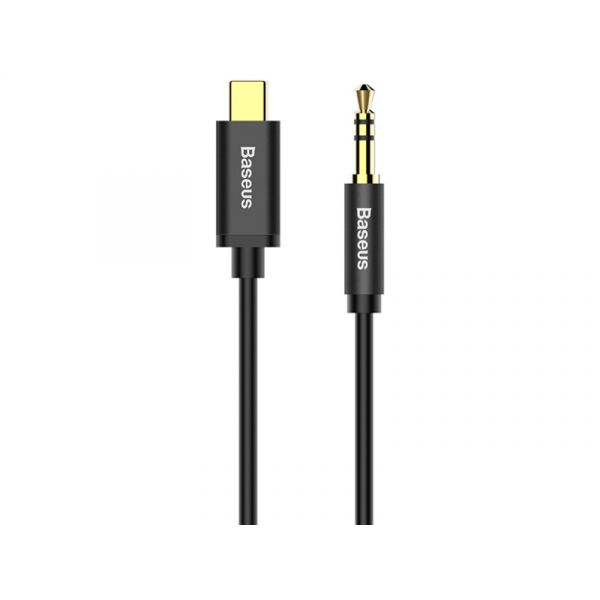 Baseus Yiven M01 USB Type-C to 3.5mm Audio 1.2m kábel (CAM01-01) fekete