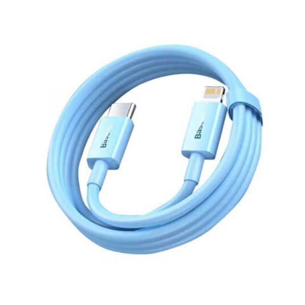 Baseus Superior Series Type-C to iPhone 1m gyorstöltő adatkábel (CAYS001903) világoskék