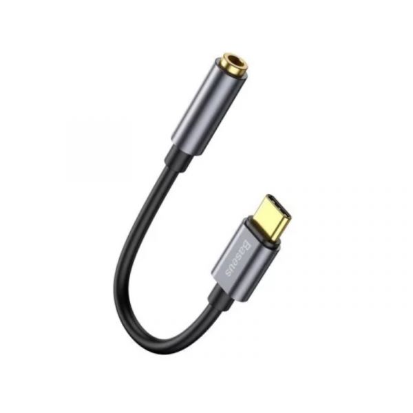 Baseus L54 USB Type-C to 3.5mm DAC adapterkábel (CATL54-0G) szürke