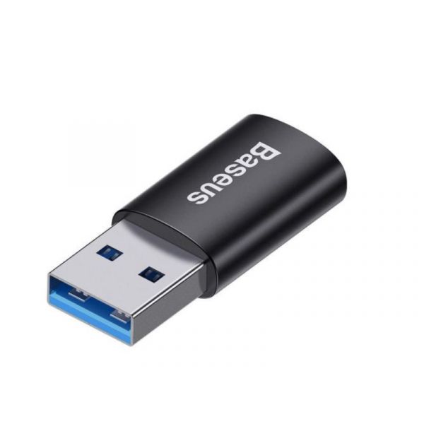 Baseus Ingenuity Series Mini OTG Adapter USB Type-C to USB Type-A átalakító (ZJJQ000101) fekete