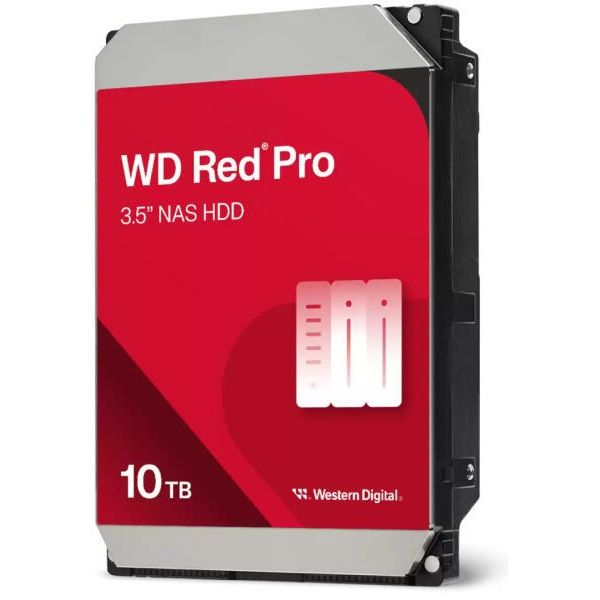 WESTERN DIGITAL 3.5" HDD SATA-III 10TB 7200rpm 512MB Cache, CAVIAR Red Pro (WD103KFBX)