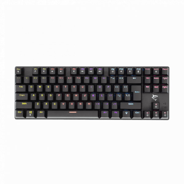 White Shark COMMANDOS Mechanikus Blue switch Gamer Billentyűzet (GK-2106B/BL-HU) Fekete