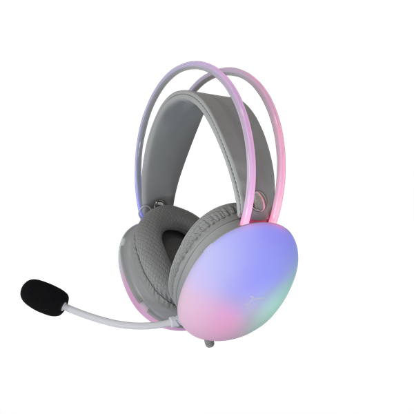 White Shark FIREFLY-W gamer fejhallgató, fehér/RGB (GH-2342-W)