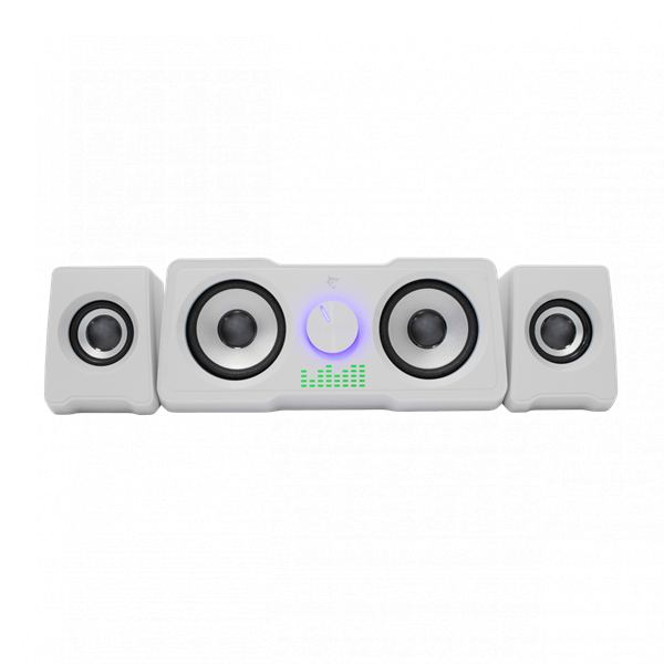 White Shark MOOD Hangszóró, 2.2, 16W, LED, fehér