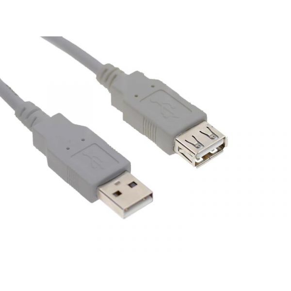 Wiretek USB Hosszabbító kábel 1,8 m (WUCBE)
