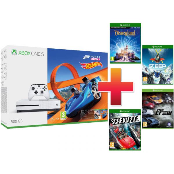 Xbox One S 500 GB Konzol 5 játékos Családi csomag