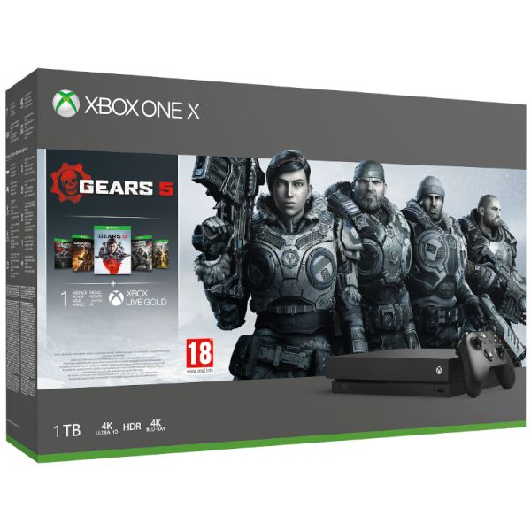 Xbox One X 1TB Konzol Gears 5