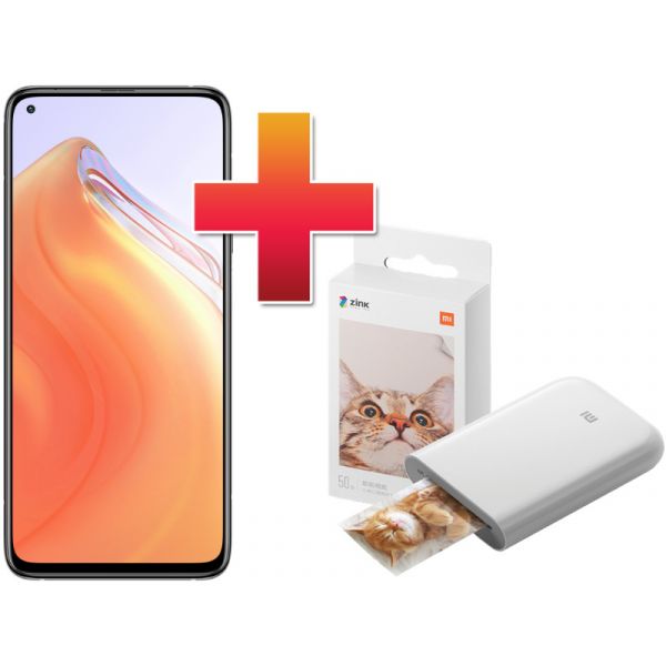 Xiaomi Mi 10T 5G Dual-Sim 128GB Ezüst + Mi Hordozható fotónyomtató