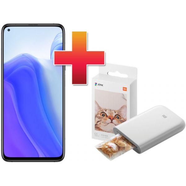 Xiaomi Mi 10T 5G Dual-Sim 128GB Fekete + Mi Hordozható fotónyomtató