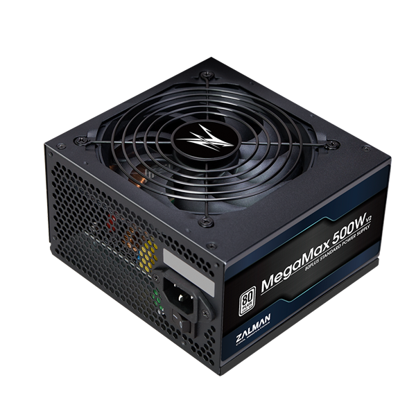 ZALMAN 500W, 12cm, 80+, Aktív PFC Tápegység (ZM500-TXII(V2))