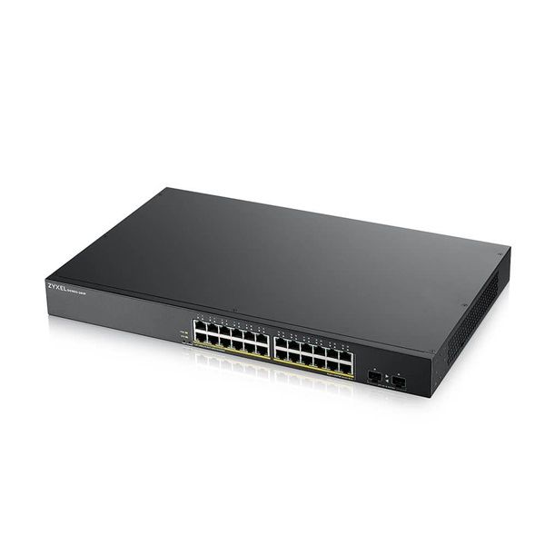 Zyxel GS1900-24HPV2-EU0101F 26 Portos Menedzselhető Switch