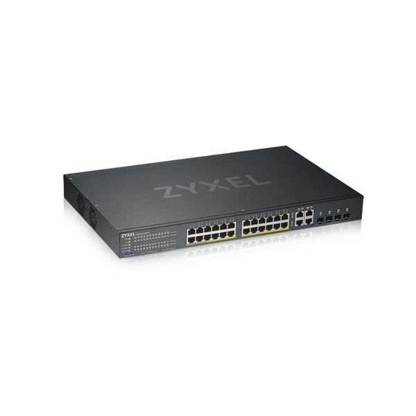 ZYXEL GS1920 Series 24-portos GbE Smart Menedzselhető PoE Switch (GS1920-24HPV2-EU0101F)