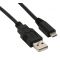 Roline USB A - USB micro B Összekötő kábel 1.8m