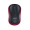 Logitech M185 vezeték nélküli egér (910-002237) Piros