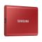 Samsung Hordozható SSD T7 USB 3.2 1TB (MU-PC1T0R/WW) Piros