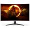 AOC G2 32" FHD VA 240Hz-es ívelt Gaming monitor (C32G2ZE/BK) fekete