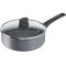 Tefal G1232353 Mineralia Force Nyeleslábas Fedővel 18 cm Fekete