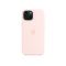 Apple MagSafe-rögzítésű iPhone 15-szilikontok (MT0U3ZM/A) világos rózsaszín