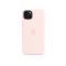 Apple MagSafe-rögzítésű iPhone 15 Plus-szilikontok (MT143ZM/A) világos rózsaszín