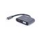 GEMBIRD adapter, USB-C - 1db HDMI 1.4 1db VGA M/F, 0,15m szürke (A-USB3C-HDMIVGA-01)