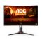 AOC G2 27" QHD ívelt VA 165Hz-es Gaming monitor (CQ27G2S/BK) fekete