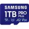 SAMSUNG PRO Plus microSD kártya, 1TB  + Adapter (MB-MD1T0SA/EU)
