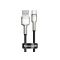 BASEUS CAFULE adatkábel (USB - Type-C, 66W, PD gyorstöltő, 25cm, cipőfűző) FEKETE