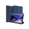DUX DUCIS DOMO [Samsung Galaxy Tab S9 FE] aktív FLIP, oldalra nyíló tok SÖTÉTKÉK