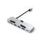 Satechi Aluminum Type-C CLAMP PRO Hub (3x USB 3.0,MicroSD) (ST-TCIMHS)