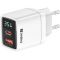 SANDBERG 2 in 1 Charger 1x USB C 1x USB 35W, Hálózati töltő (441-52)