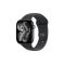 Apple Watch Series 11 GPS 42mm-es kozmoszfekete alumíniumtok, fekete sportszíj – M/L (MEQU4MP/A)
