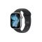 Apple Watch Series 11 GPS + Cellular 42mm-es kozmoszfekete alumíniumtok, fekete sportszíj - S/M (MF834MP/A)