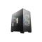 DEEPCOOL CG380 3F Micro ATX PC ház, Tápegység nélkül, Fekete, Üvegfalú (R-CG380-BKAGM3-G)