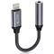 Tech-Protect UltraBoost Lightning/3,5mm jack adapter - fekete/szürke