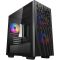 DEEPCOOL Ház Mini-ITX/Micro-ATX MATREXX 40 3FS Tápegység nélkül, Fekete, Üvegfalú