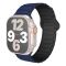 BLACKBIRD Szíj Iwatch készülékhez TACTICAL mágneses Kék Fekete 42/44/45/46/49 mm (BH1780)