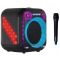 Blaupunkt PB6LED Hordozható Bluetooth Hangszóró, LED, Fekete (PB6LED)