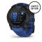 Garmin Instinct 3 45mm AMOLED Fekete, Kék-Fekete Szilikon Szíj Okosóra (010-02936-03)