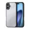 DUX DUCIS AIMO szilikon telefonvédő (ütésállóság, kameravédő, matt, hullám) FEKETE (GP-173293)