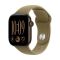 Apple Watch Series 12 GPS 42mm Dark Bronze Aluminium Case with Olive Sport Band - S/M (MJEF4MP/A)