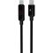 AVAX CB654 PULSEY 60W USB-C gyorstöltő kábel, fonott, szürke - 1m