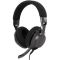 White Shark GH-2440B PARROT gamer fejhallgató mikrofonnal - fekete