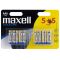 MAXELL LR03 AAA Alkálielem, 10db-os csomag (790254.00.CN)