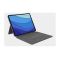 Logitech Combo Touch Detachable keyboard case with trackpad for iPad Pro 12.9-inch (5th and 6th gen) - Grey - UK (920-010214)