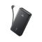 Anker Zolo Power Bank (20K, 22.5W, Built-In USB-C Cable) Black (A110EH11)
