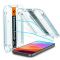 SPIGEN EZ FIT HD képernyővédő üveg 2db (2.5D, tokbarát, ultravékony, 0.2mm, 9H + segédkeret) ÁTLÁTSZÓ - Iphone 16 (AGL06903)