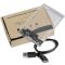 BLACKBIRD SATA Ház 2.5" USB 3.0, 6Gbps, SATA3, átlátszó (BH1506)